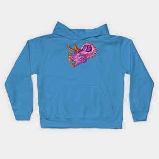 Triceratops (grape) Kids Hoodie